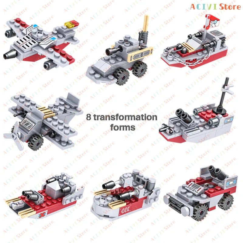 Ship Building Blocks Set – Ship & Aircraft Model Construction Kit
