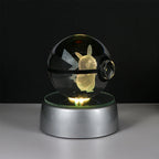 3D Crystal Ball Night Light – LED Decorative Display Lamp