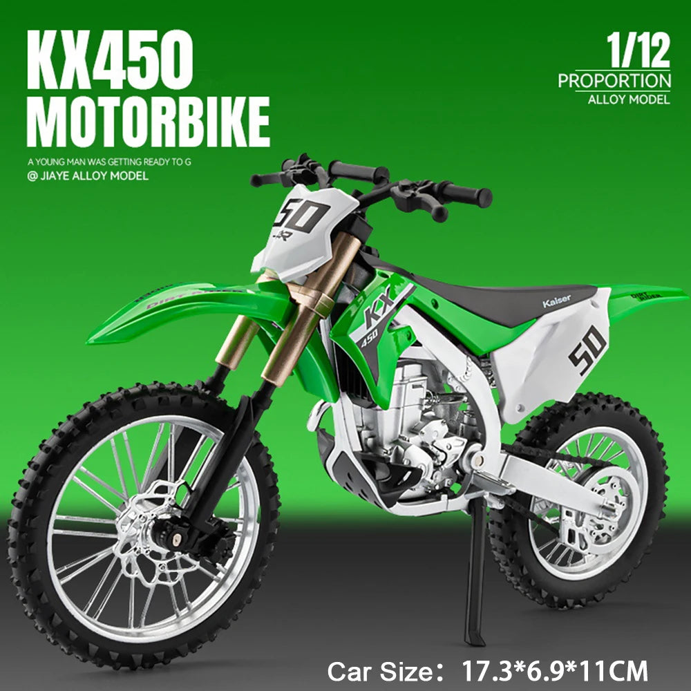 1:12 Diecast Motorcycle – Alloy Pull Back Model