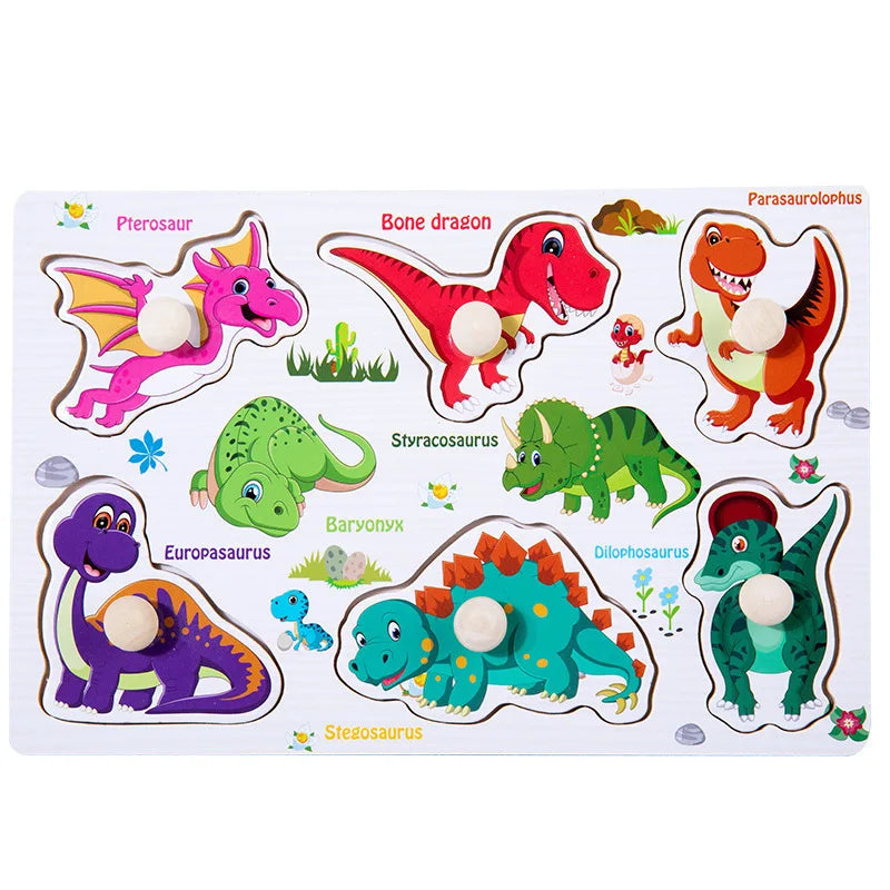 Wooden Montessori Puzzle – Baby Learning Board