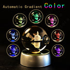 3D Crystal Ball Lamp – Glass LED Night Light Collectible