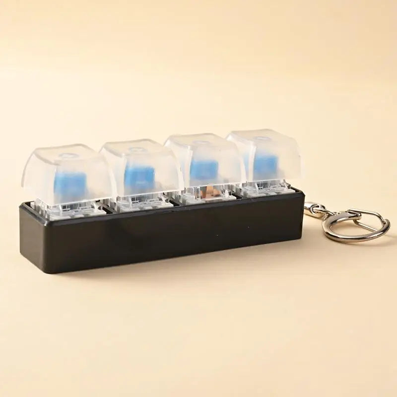 Mechanical Keyboard Key Tester – LED Keycap Fidget Keychain