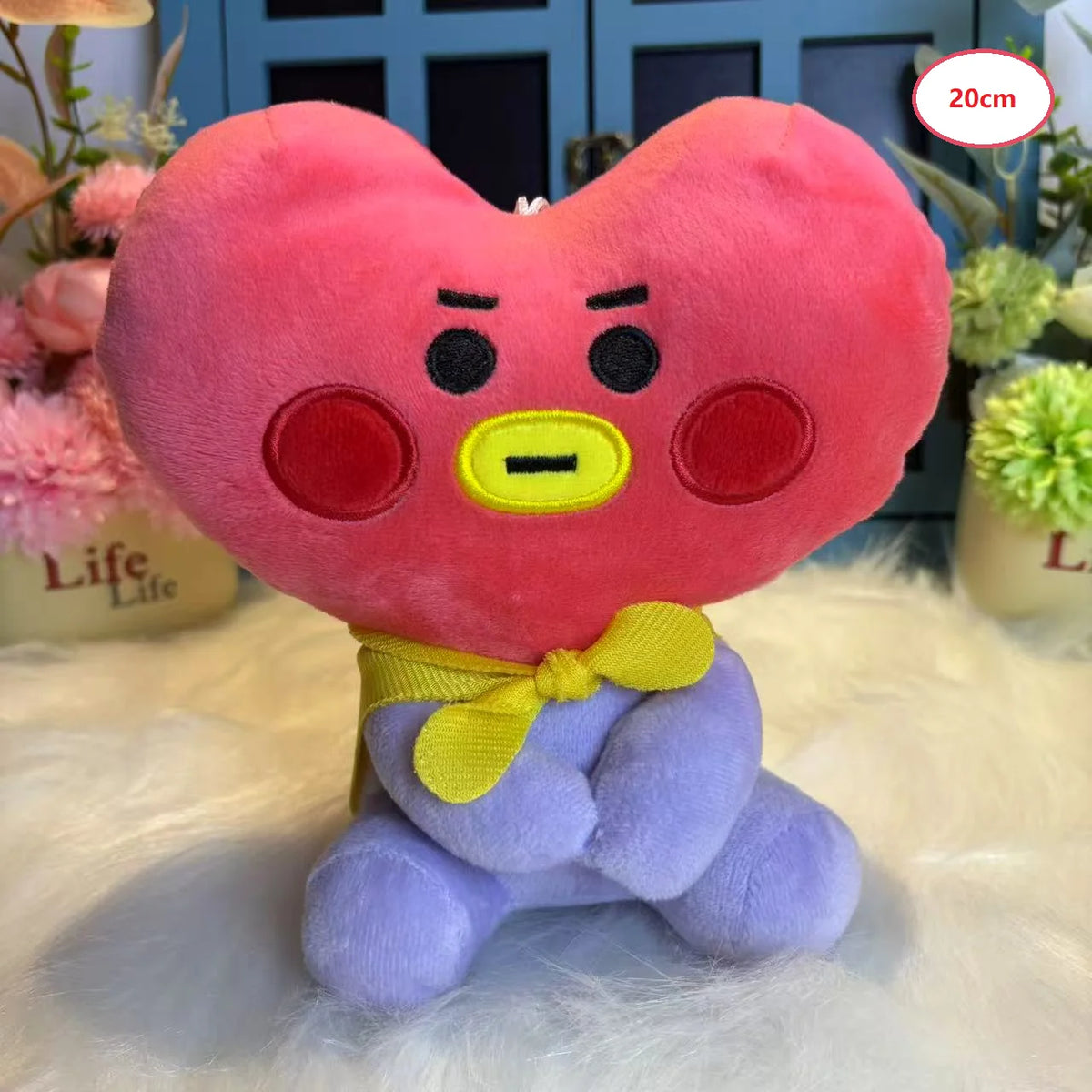 Hot B-T-21 Plush Toy Tata Koay Shooky Mang Cooky Cartoon Animal Backpack Key Mobile Phone Pendant Office Toys Friend Gift