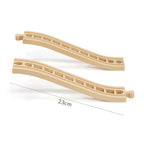 Wooden Train Track – Railway Track Connector & Assembly Set
