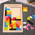 Wooden Puzzle – Tangram Brain Teaser