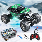 Remote Control Off-Road Car with Lights 4-Way RC Climbing Toy