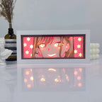 3D LED Shadow Box Light Paper Night Light Remote Control