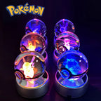 3D Crystal Ball Night Light Glass LED Collectible Lamp