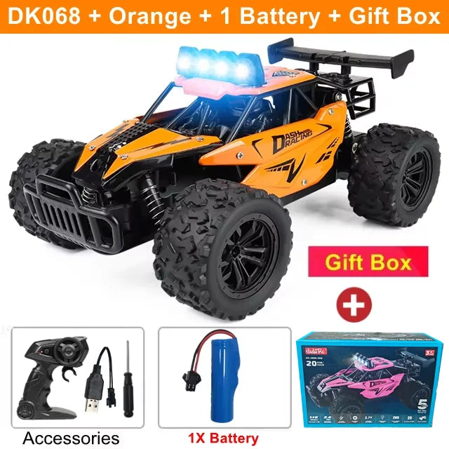 RC Drift Car 1:16 Off-Road Remote Control Vehicle with LED Lights