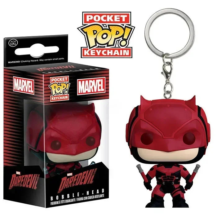 Superhero Keychain Figure – 4cm Vinyl Collectible Toy