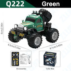 Mini RC Truck 1:64 with Trailer All-Terrain Remote Control