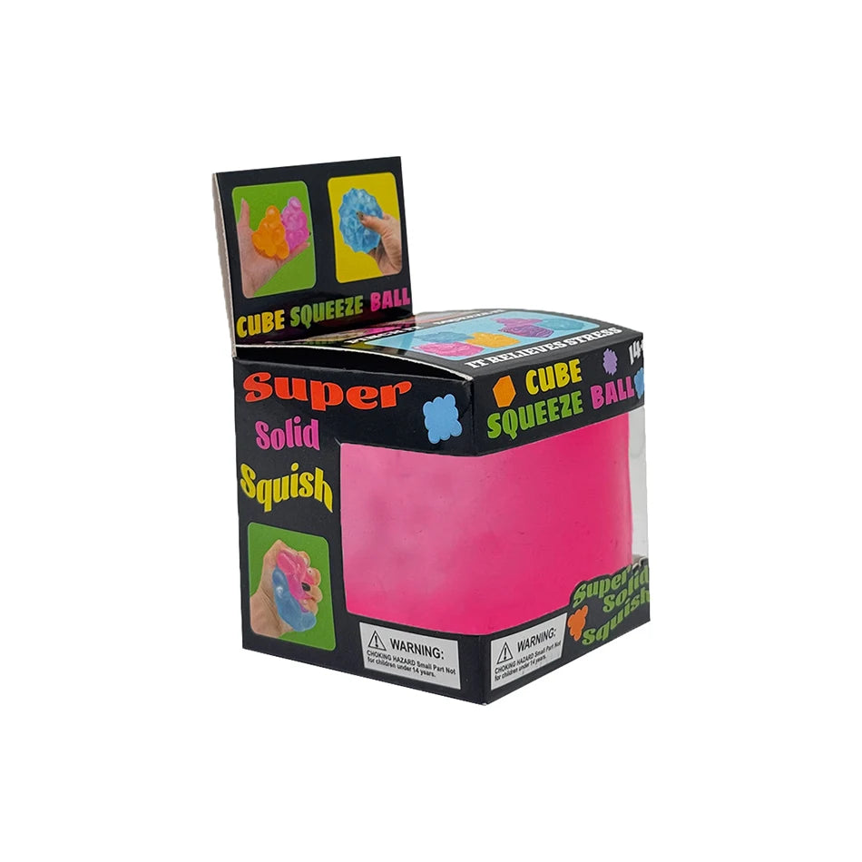 Soft Slow Rise Cube – Sensory Squeeze Fidget Toy