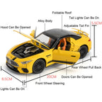 1:22 Diecast Model Car – Alloy Pull Back Sound & Light