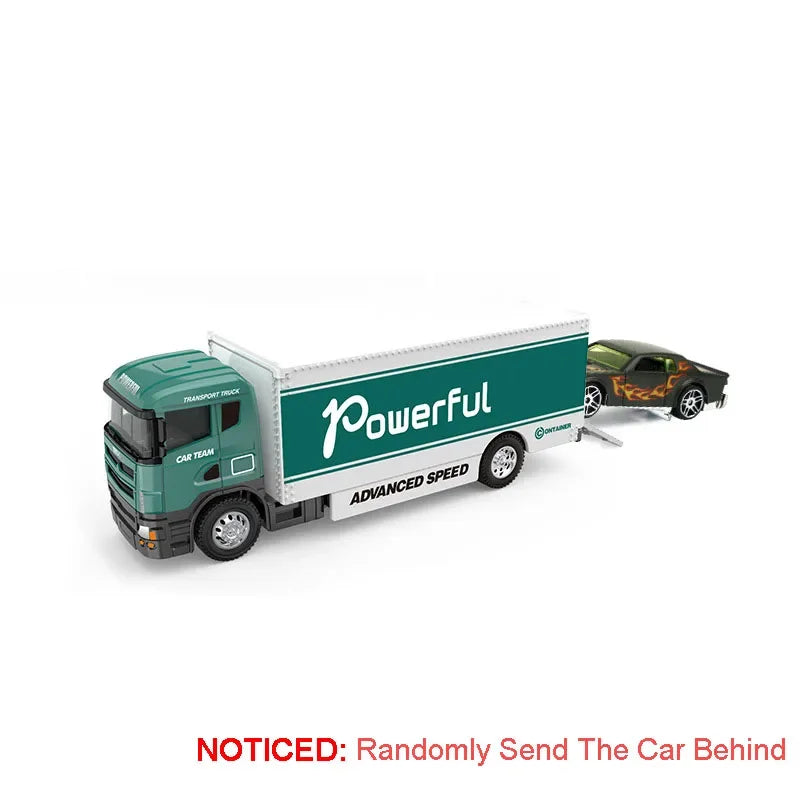 Diecast Trailer – 1:64 Metal Pull-Back Toy