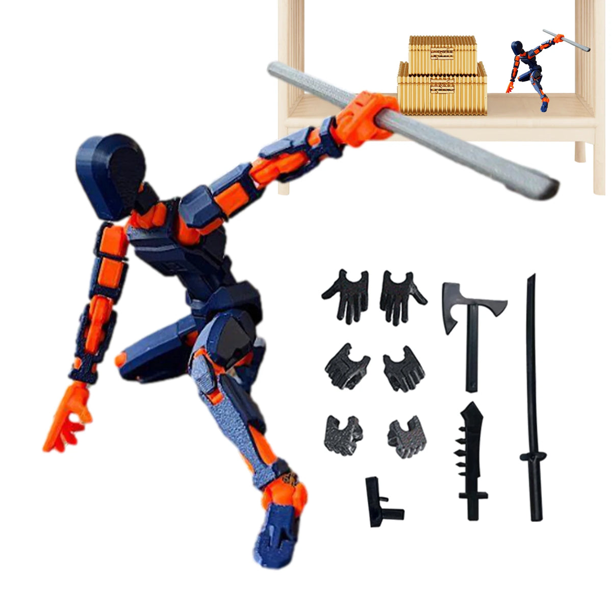 Transforming Robot Action Figure – Multi-Joint Toy
