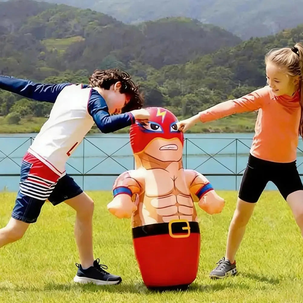 Inflatable Punching Bag – Standing Boxing Toy for Kids
