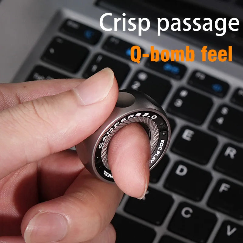 Magnetic Spinner Ring – Metal Fidget Toy for Stress Relief