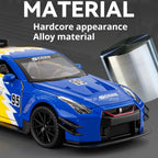 1:32 Diecast Sports Car – Sound & Light Pull Back Model