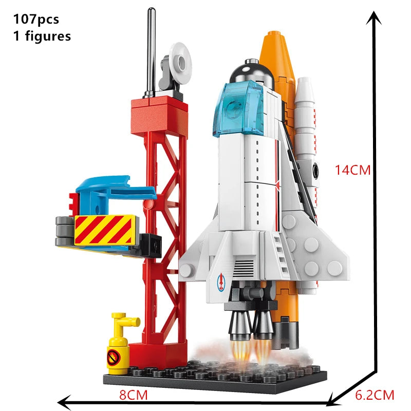 Space Rocket Building Blocks – Manned Spacecraft Model Kit