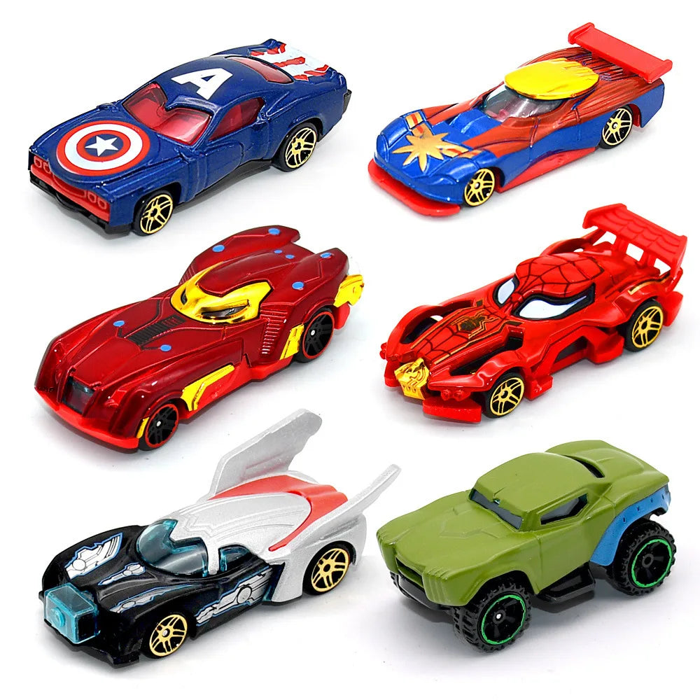 Superhero Diecast Car – Mini Hero Vehicle for Display & Play