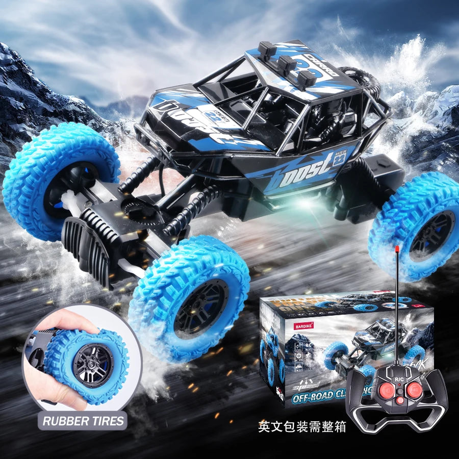 Remote Control Car – Flashing Lights Off-Road Toy