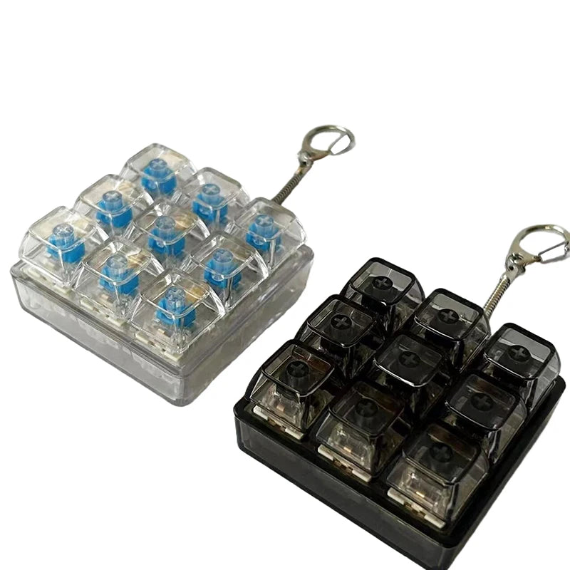 Mechanical Keyboard Key Tester – LED Keycap Fidget Keychain