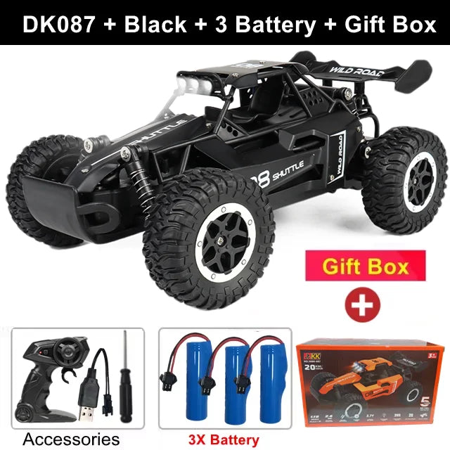 RC Drift Car 1:16 Off-Road Remote Control Vehicle with LED Lights
