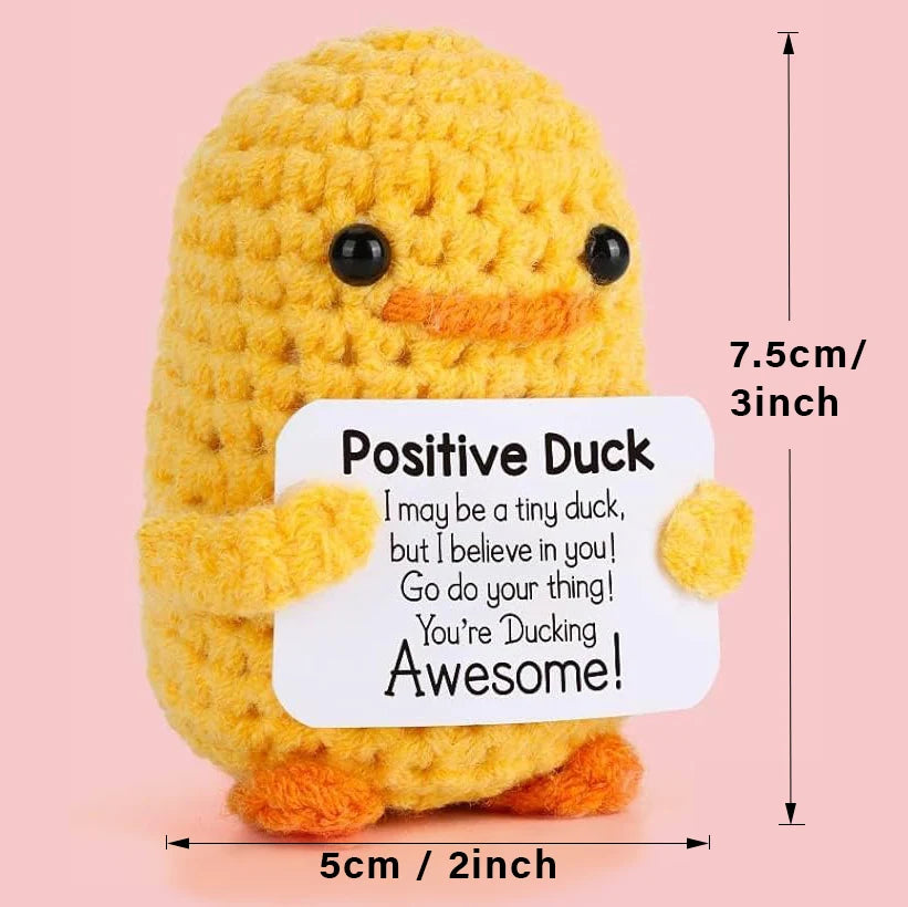 Custom Crochet Dolls Handmade Pocket Hug Animal Positive Plant Bespoke Unique Knitted Doll Plush Toy Gift for The One I Love