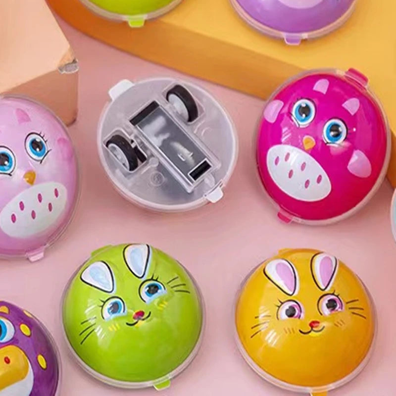 10PCS 4cm Mini Pull Back Animal Car Play Toy Christmas Wedding Gifts Guests Toys Kids Birthday Party Favor