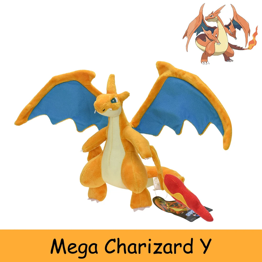 20cm Charizard Plush Toy – Soft Anime Dragon Stuffed Toy