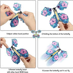 Wind Up Butterfly Toy – Flying Butterfly Bookmark Set