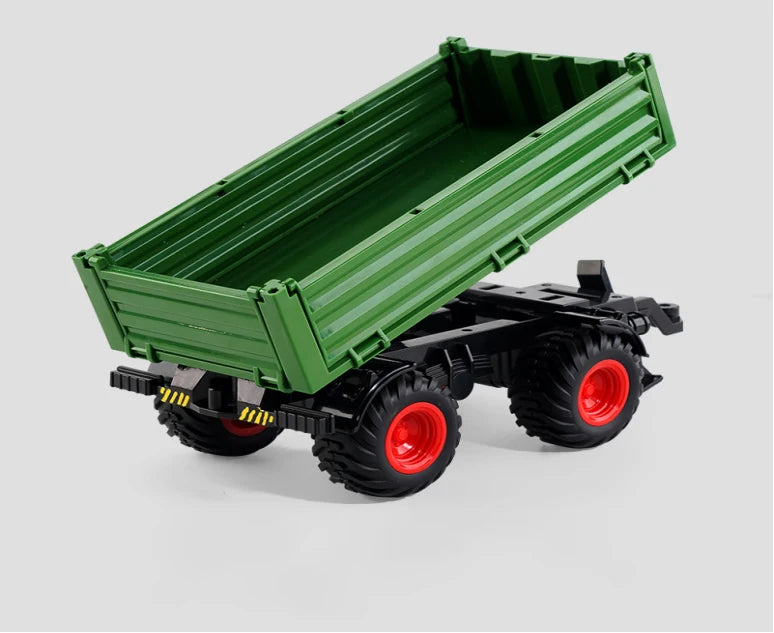 RC Farm Tractor 1:24 with Trailer Remote Control Farm Vehicle