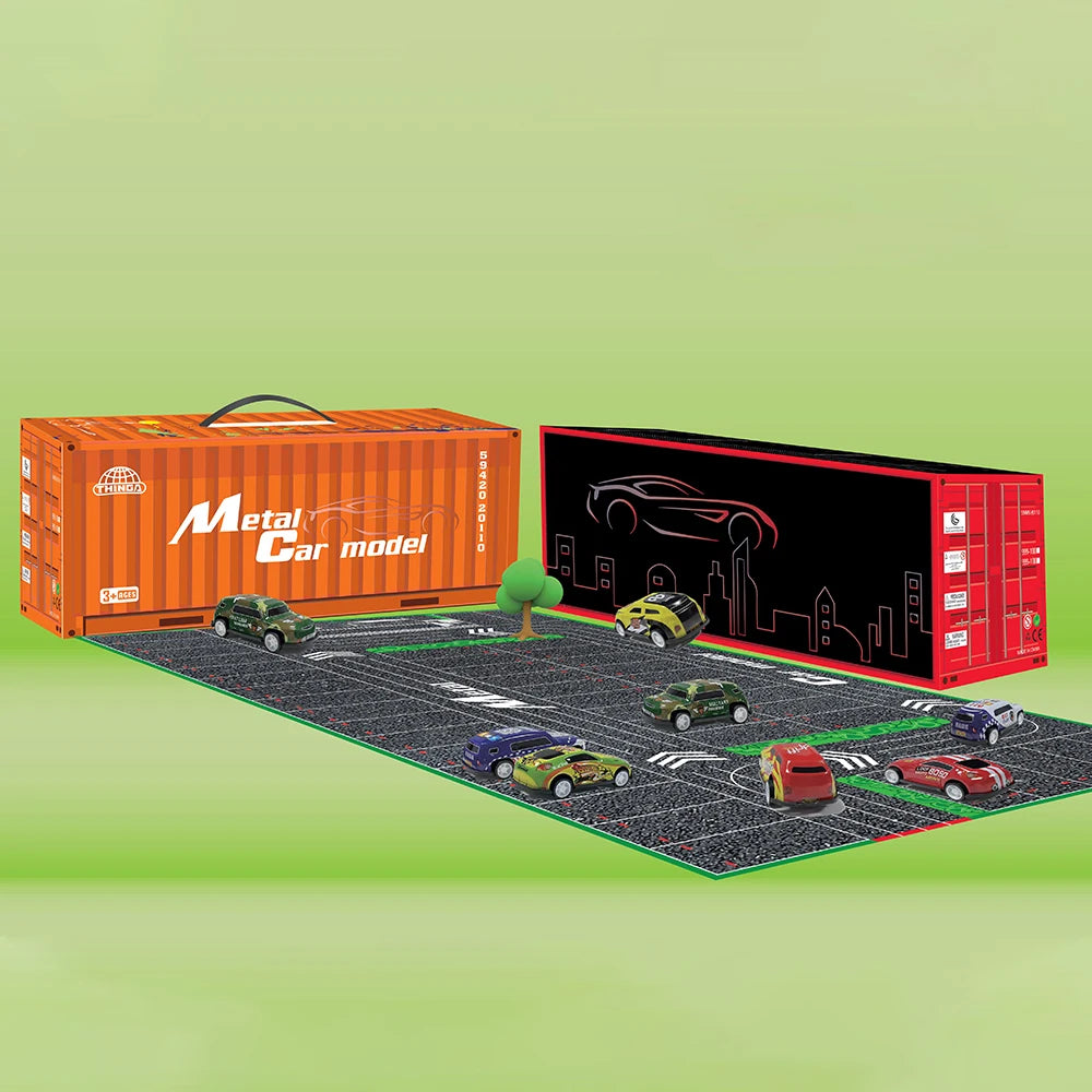 Mini Pull Back Cars Set – Plastic Vehicle Collection