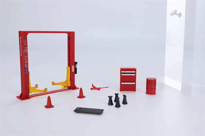 1:64 Diecast Car Model – Maintenance Scene Set