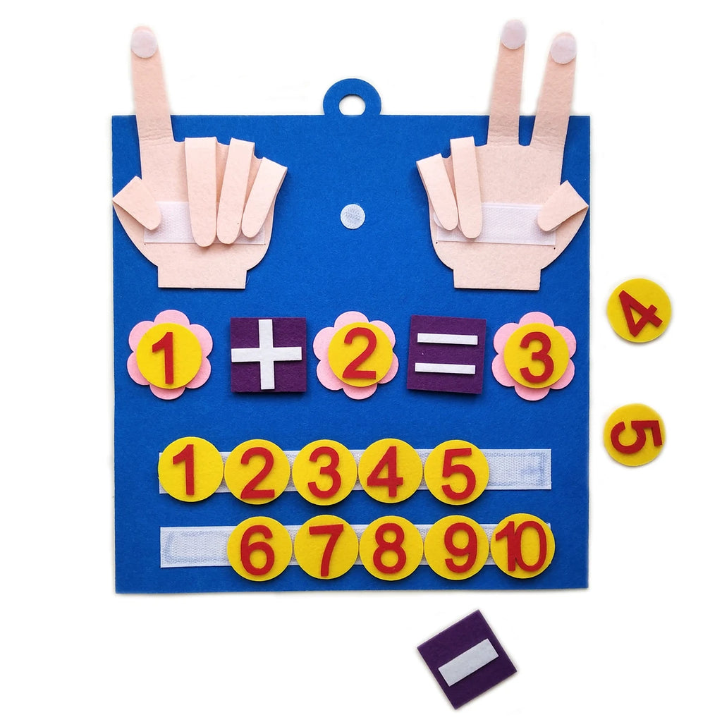 Counting Felt Toy – Montessori Math & Number Learning Game