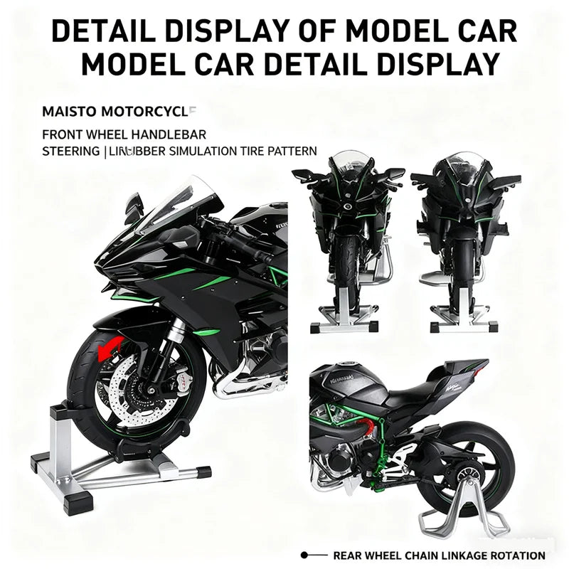 1:9 Alloy Motorcycle Model Diecast Racing Collectible