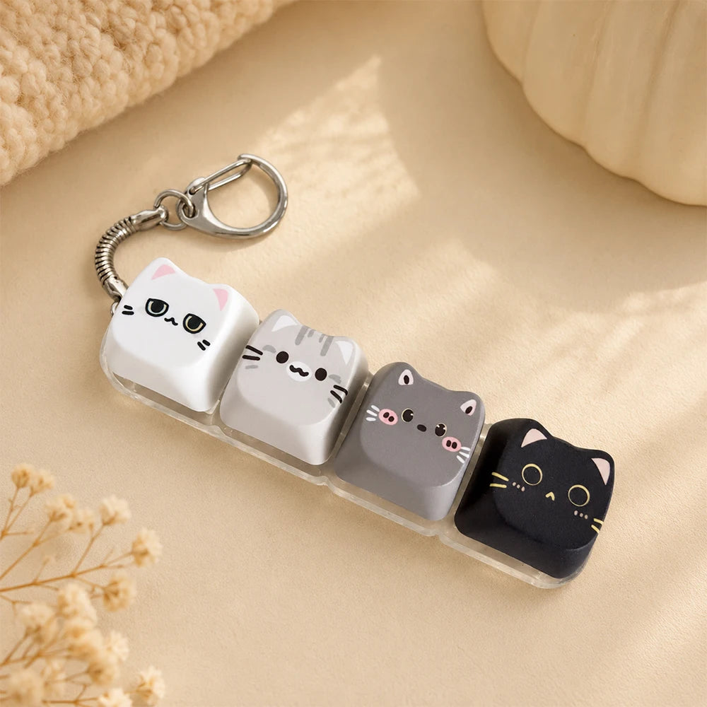 Animal Keychain – Cute Resin Key Ring & Bag Charm