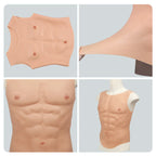 Silicone Muscle Chest Enhancer – Realistic Abs Cosplay Pad
