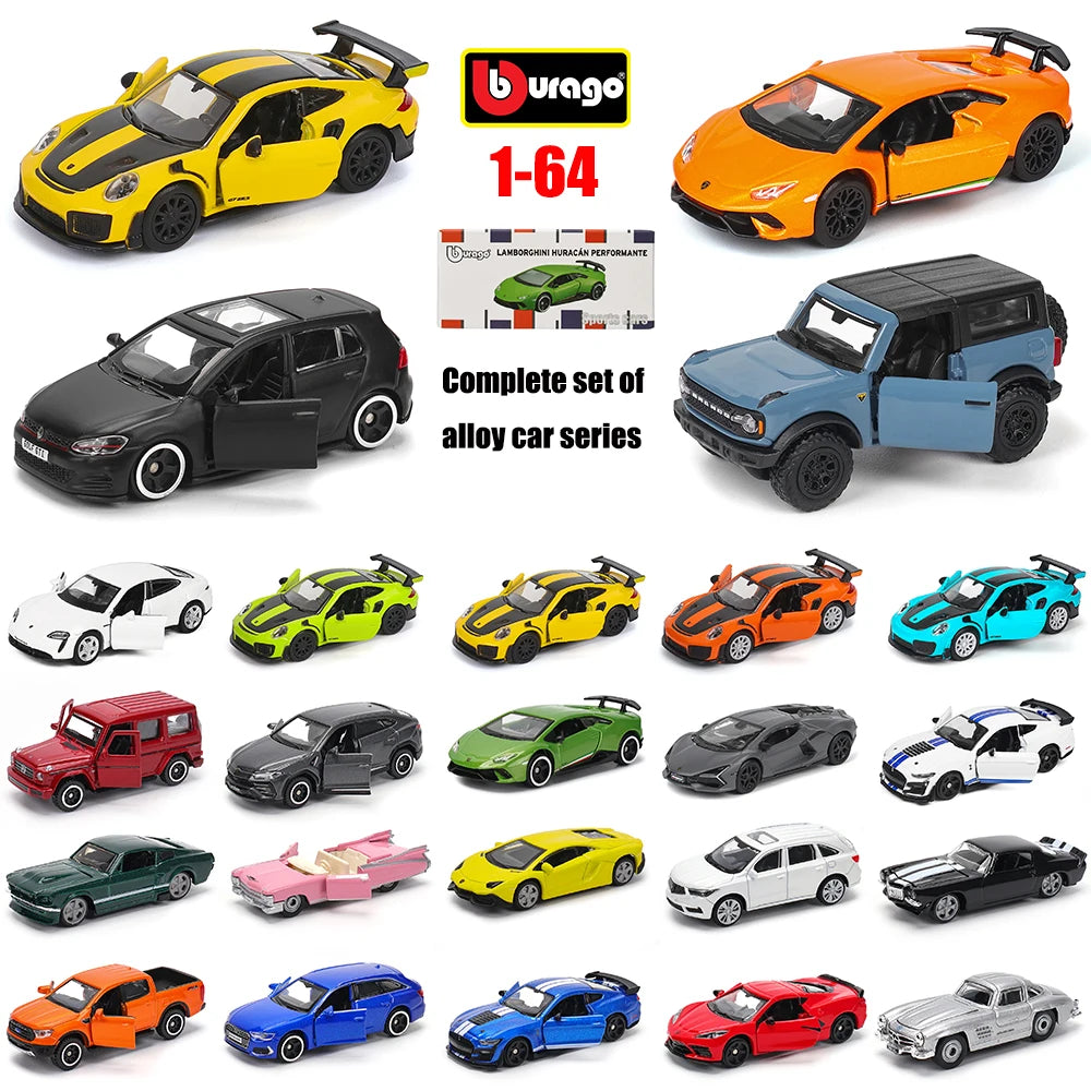 1:64 Diecast Model Car – Metal Collectible Vehicle for Display