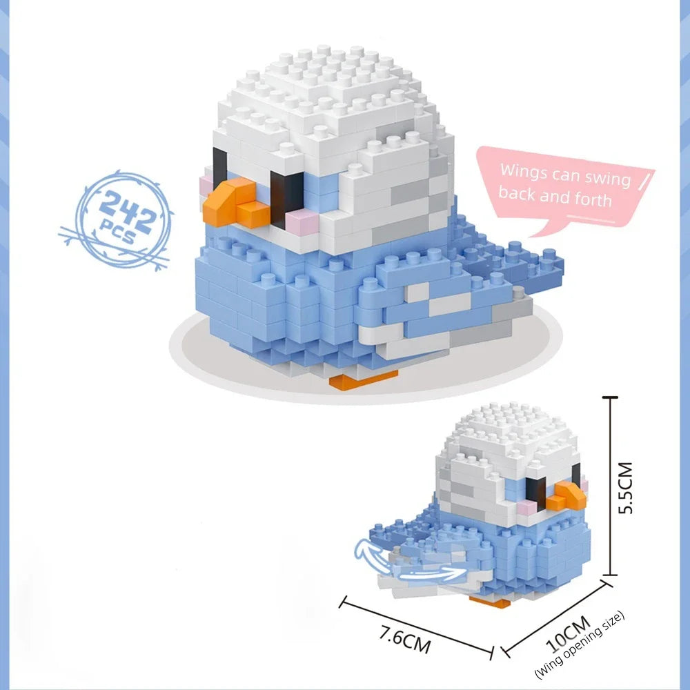 Parrot Building Blocks – Colorful Micro 3D Model Kit