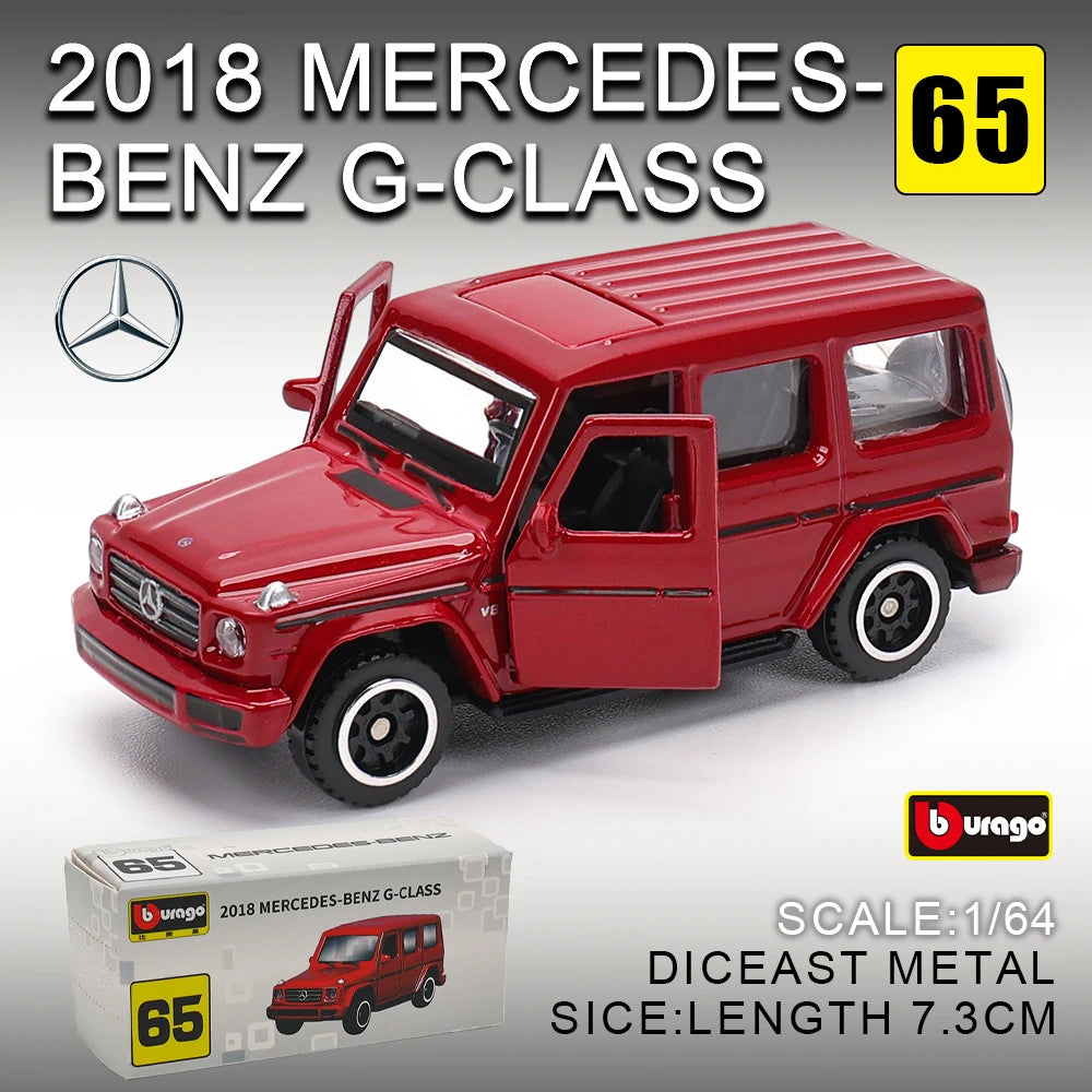 Bburago 1:64 golf Porsche 911 Shelby Raventon Mustang Lamborghini Collection Series Car Die Casting Model Children's Gift Toy
