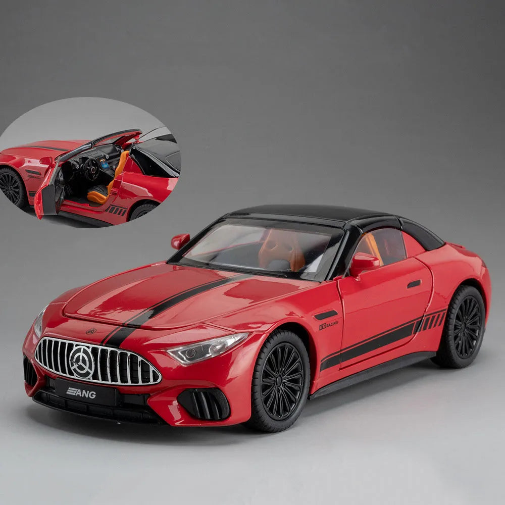 1:22 Diecast Model Car – Alloy Pull Back Sound & Light