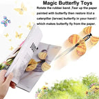 Wind Up Butterfly Toy – Flying Butterfly Bookmark Set