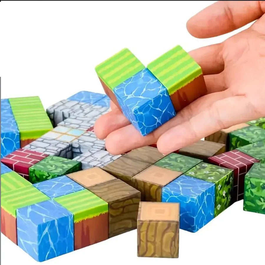Magnetic Building Blocks – Montessori STEM Construction Set