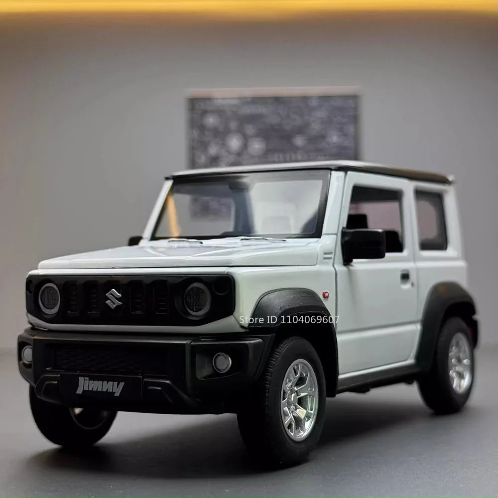 1:24 Diecast SUV Model – Alloy Pull Back Car with Lights