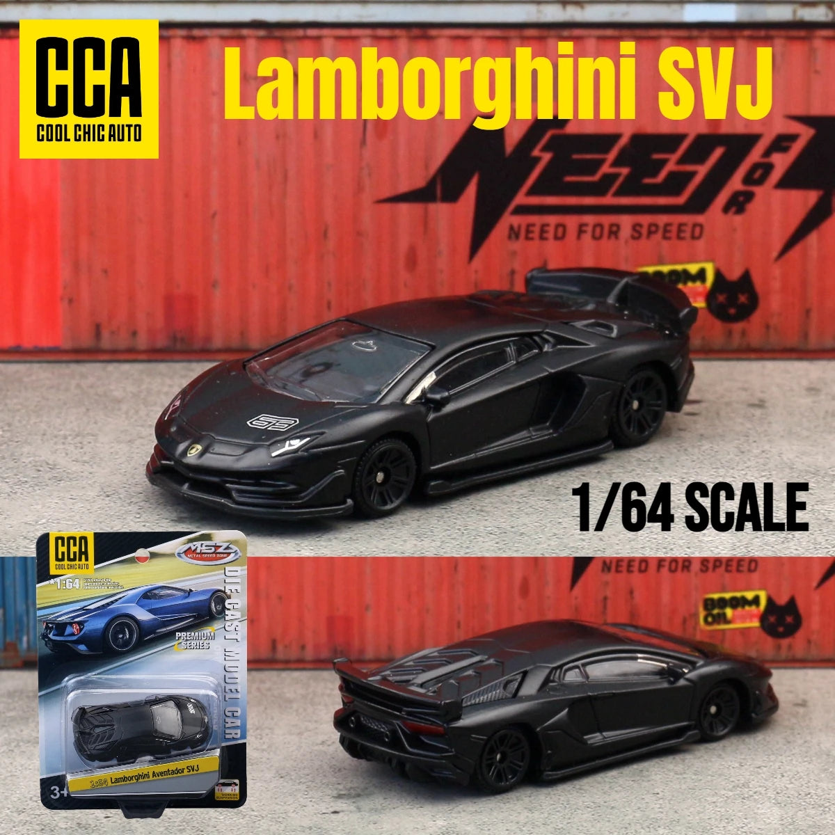 Diecast Car Model 1:64 Scale Metal Collectible Toy