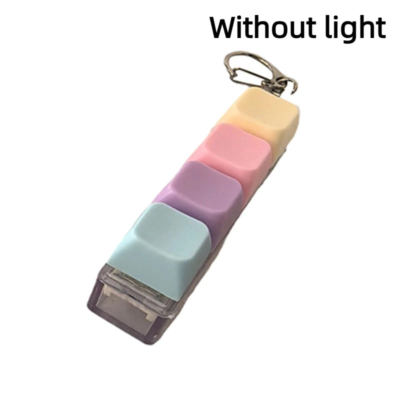 Mechanical Keyboard Key Tester – LED Keycap Fidget Keychain