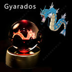 3D Crystal Ball Night Light – LED Glass Decorative Lamp