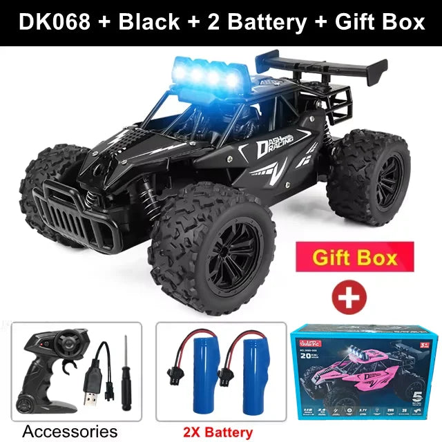 RC Drift Car 1:16 Off-Road Remote Control Vehicle with LED Lights