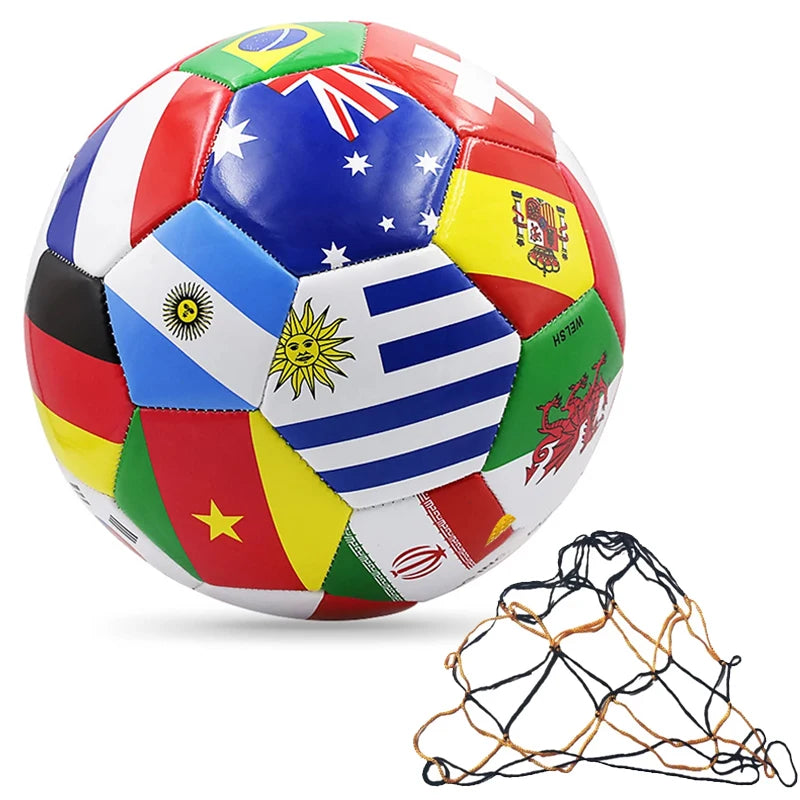 Soccer Ball Size 5 PVC Outdoor Match & Training Football